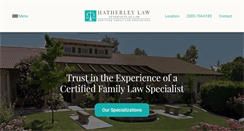Desktop Screenshot of hatherleylaw.com